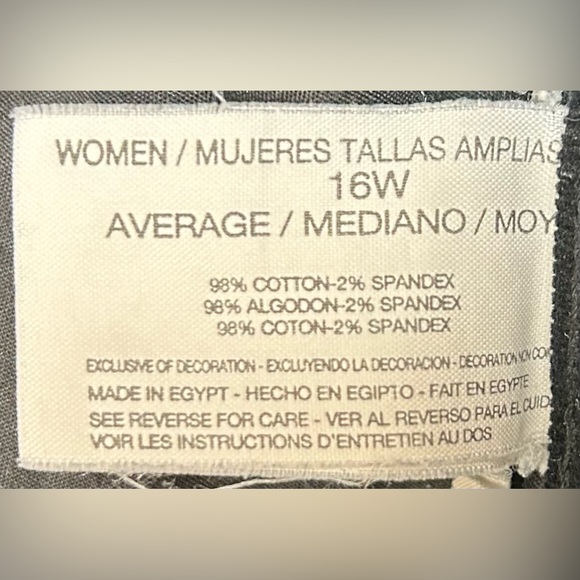 Gloria Vanderbilt Black Pants | Size 16W - Picture 4 of 4